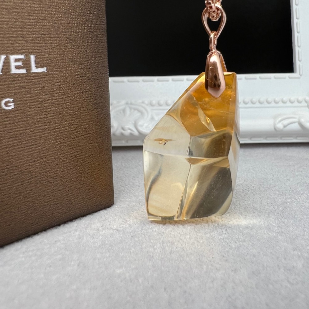 Natural Citrine Pendant
